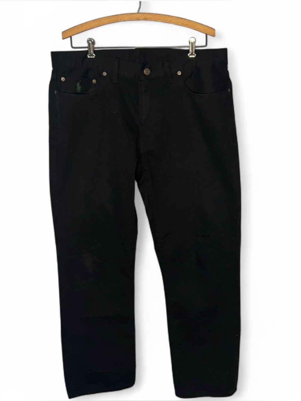 Polo Ralph‎ Lauren Black Jeans 35x30 Classic Straight Fit